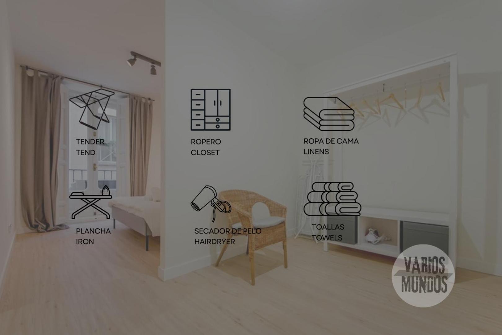 Modern Apt Para 6Pax En La Plaza De Tirso-Centro E1 Madrid Exteriér fotografie