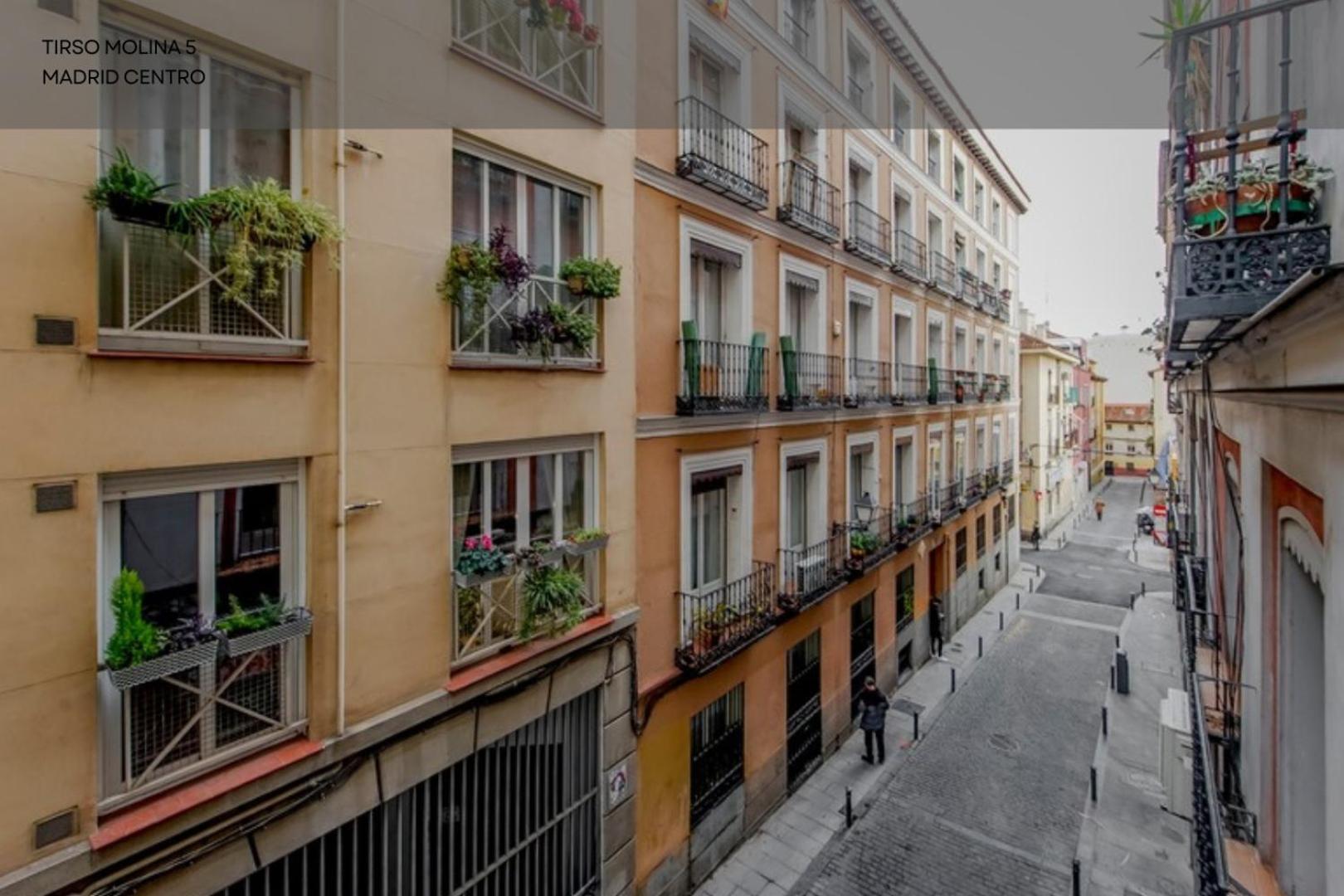 Modern Apt Para 6Pax En La Plaza De Tirso-Centro E1 Madrid Exteriér fotografie